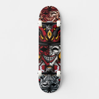 Patineta Máscara del bromista Skateboard