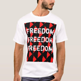 Patineta Red and black contemporany art background T-Shirt