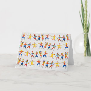 Patineurs Art pour la carte de charité