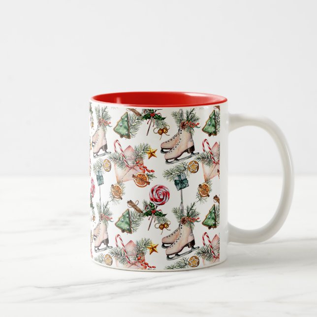 Patins de Noël Mug (Droit)