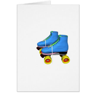 Patins de rouleau bleus