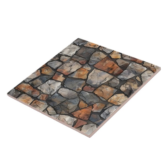 Patio Confortable Avec De Belles Carreaux De Pierr (Côté)