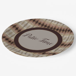 Patio Time Decorative Pappteller