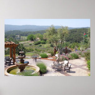 Patio von Croad Probierstube, Paso Robles Poster