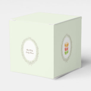 Patisserie Boulangerie Macarons Minze Green Geschenkschachtel