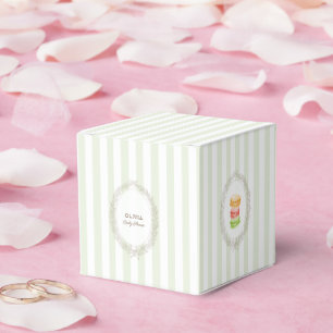 Patisserie Boulangerie Macarons Minze Green Geschenkschachtel