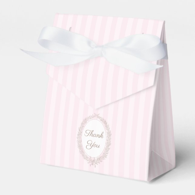 Patisserie Boulangerie Pink Geburtstagsgeschenk Geschenkschachtel (Vorderseite)