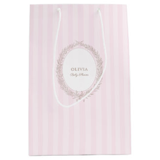 Patisserie Boulangerie Pink Stripe Geschenktüte