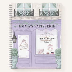 Patisserie Café La Lvender Recipe Notizbuch