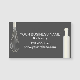 Pâtisserie Chef Cuisine Carte de visite Magnets