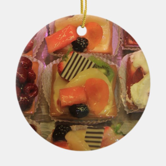 Pâtisserie française ornement de Noël (Devant)