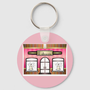 Pâtisserie Française Paris Porte-Clés Rose