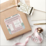 Patisserie Paris Pink Bat Mitzvah Quadratischer Aufkleber<br><div class="desc">Dieses niedliche französische Café/Bäckerei/Konditorei/Paris-Girl-Bat Mitzvah-Aufkleber mit cremefarbenem Hintergrund und französischer Patisserie/Bäckerei/Café-Schaufenster in Rosa. Personalisieren Sie Ihre Bedürfnisse. Mehr passende Produkte finden Sie in meinem Geschäft.</div>