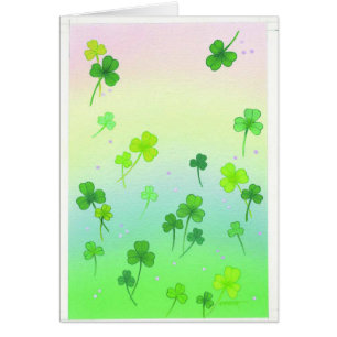 Pâtisserie Saint-Patricks Day carte personnalisabl