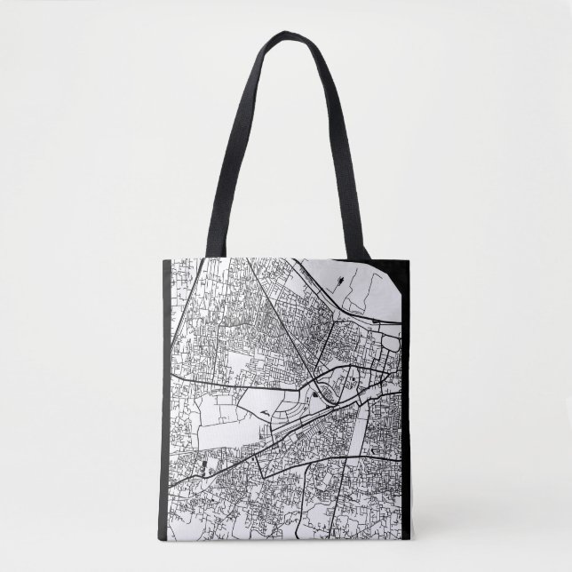 Patna Bihar Stadtplan Tasche (Vorderseite)