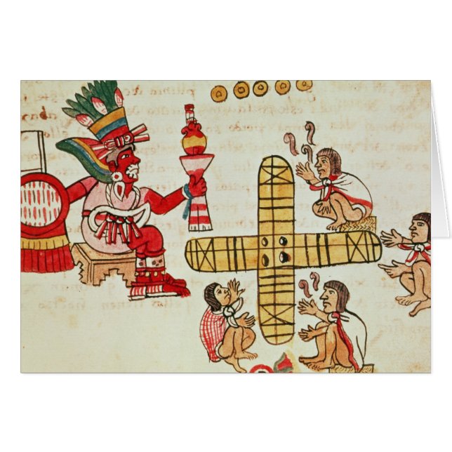 Patoli de jeu et le dieu (Devant horizontal)