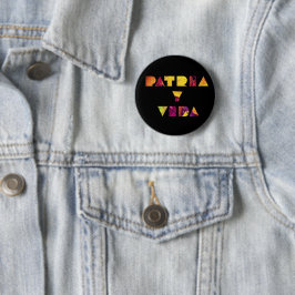 Patria y Vida Black Burgundy Autumn Button