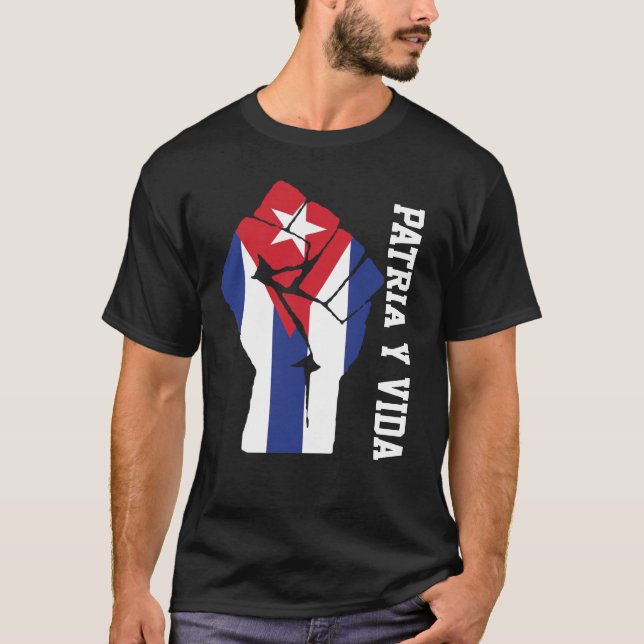  Patria Y Vida Libre Cuba T-shirt (Devant)