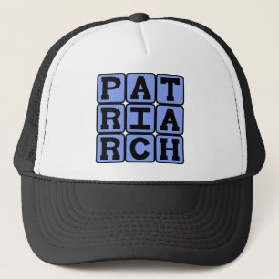 Patriarch, Vater der Familie Truckerkappe