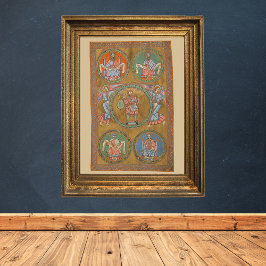 Patriarchat Abraham Isaac Jacob Mittelalterliches Poster