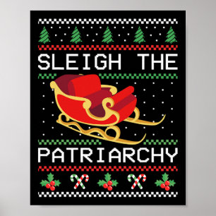 Patriarchat Feministische Weihnachtsfrauen 1 Poster