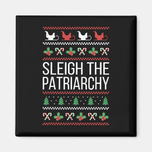 Patriarchat Feministische Weihnachtsfrauen Magnet