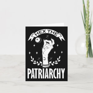 Patriarchat Witchcraft Moon Phase Feminist Witc Karte