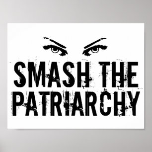 Patriarchat zerschlagen Feministin Poster