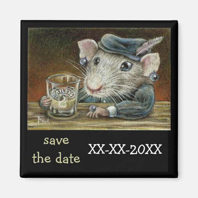 Patricia die Ratte Magnet (Vorne)