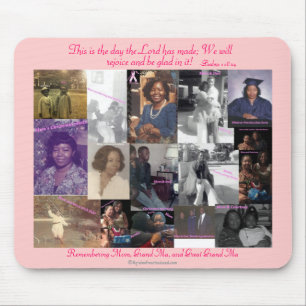 Patricia's Agrainofmustardseed.com Pink Mouse Pad Mousepad