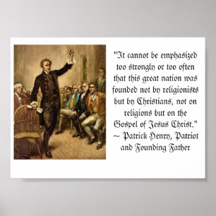 Patrick Henry-Plakat Poster