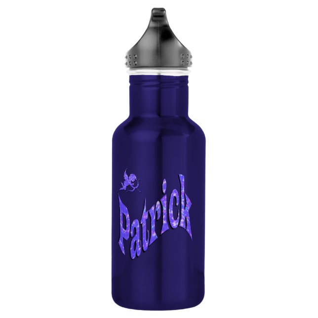 Patrick, Name, Logo Edelstahlflasche (Rechts)