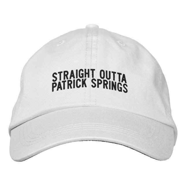 Patrick Springs Virginia Hat Bestickte Baseballkappe (Vorderseite)
