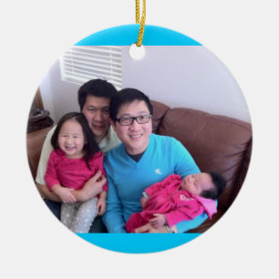 Patrick und Dominic Keramik Ornament