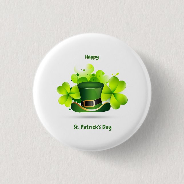 Patrick's Day Classic Button (Vorderseite)