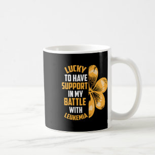 Patricks Day Vierblättriges Kleeblatt Leukemia Awa Kaffeetasse
