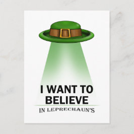 Patrick's Day, wollte ich zu glauben Postkarte