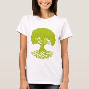 Patrick'sCelticIrishTreeofLife-OakLeaf-T - Shirt