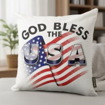 Patrimoine intemporel : Coussin du drapeau américa
