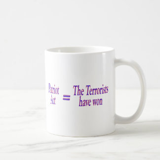 Patriot Act = Die Terroristen gewonnen Kaffeetasse