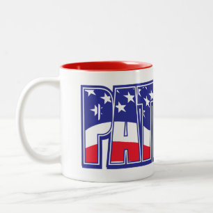 Patriot American Flag Zweifarbige Tasse