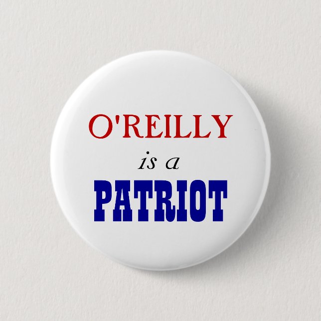 Patriot Bills O'Reilly Button (Vorderseite)