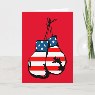 PATRIOT BOXER BOXING GLOVES CARTE D'ANNIVERSAIRE