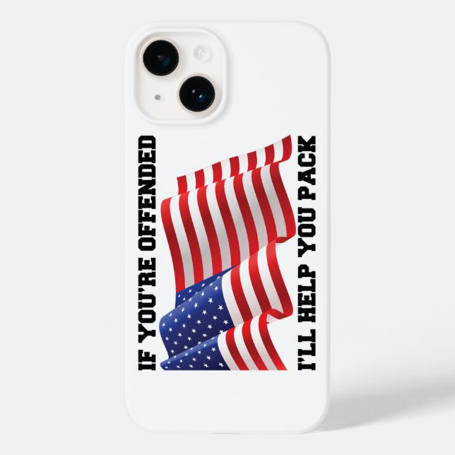 Patriot Case-Mate iPhone 14 Hülle (Rückseite)