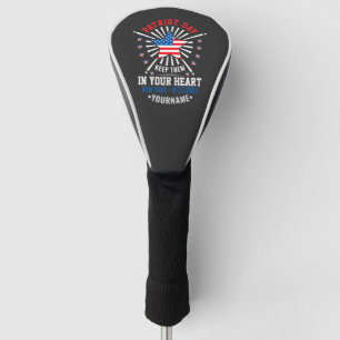 Patriot Day Vergessen Sie niemals den 11. Septembe Golf Headcover