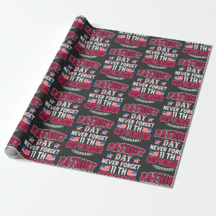 Patriot Day Vergiss nie 9 11 Geschenkpapier