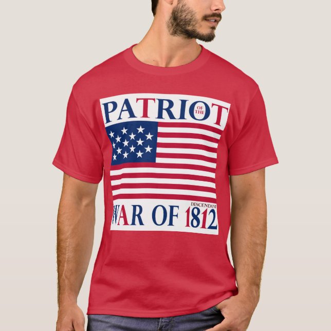 Patriot des Krieges von 1812 - Abstammung T-Shirt (Vorderseite)
