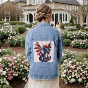 Patriot-Drache Jeansjacke