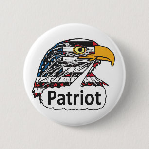 Patriot Eagle Button
