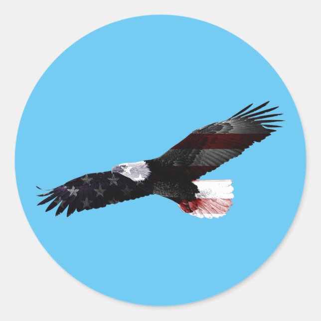 PATRIOT EAGLE RUNDER AUFKLEBER (Vorderseite)